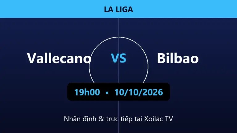 Nhận định Vallecano vs Bilbao 19h00 ngày 10/10/2026